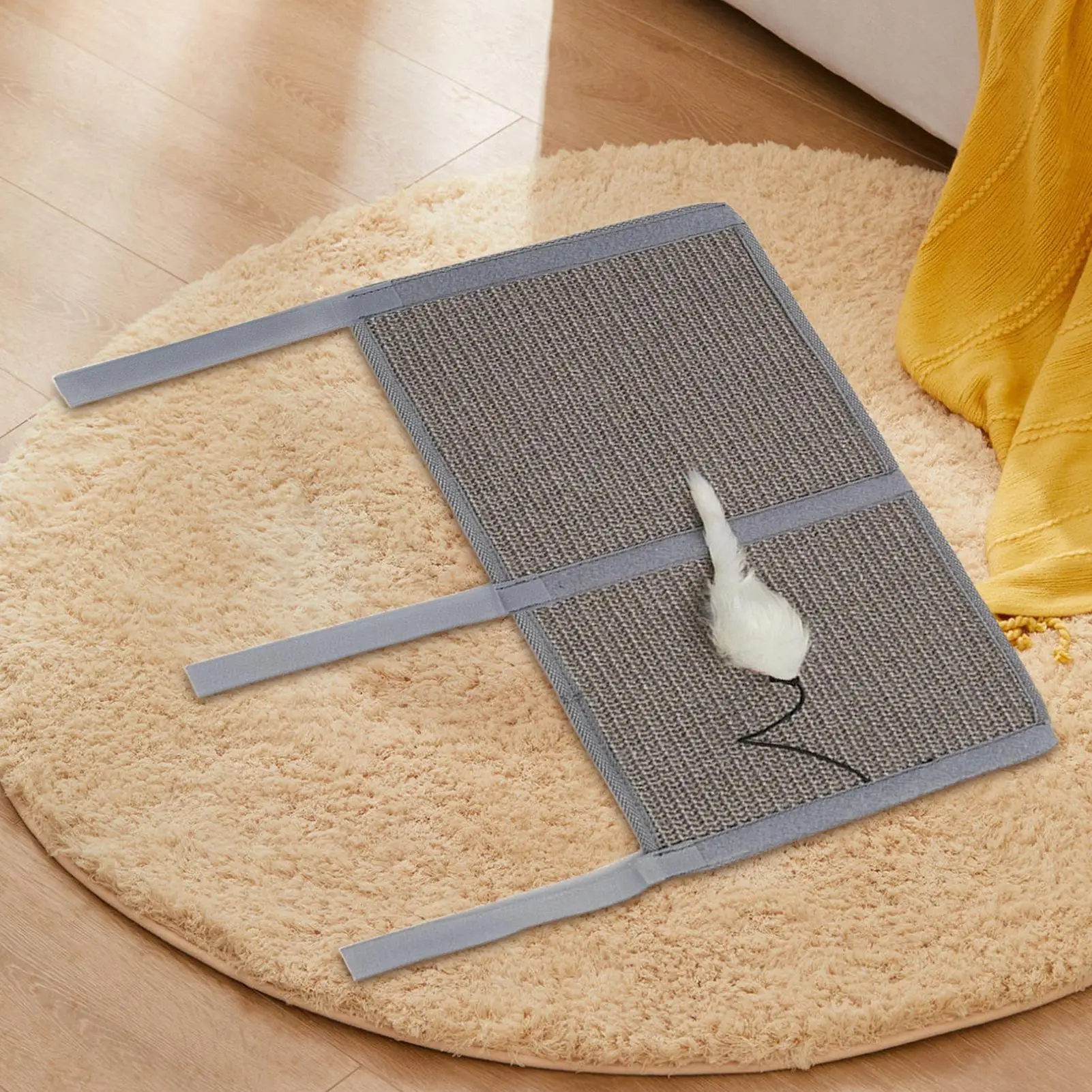 Cat Scratching Mat Adhesive Sisal Couch Cover Cat Scratcher Pad Table Leg Protector For Small Medium Large Breeds Apartment Home
