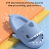 LItfun Cartoon Shark Slippers Girls And Boys House Flat Sandals Thick Sole Beach Slides Lovely  Children Fashion Shark Sandals 3