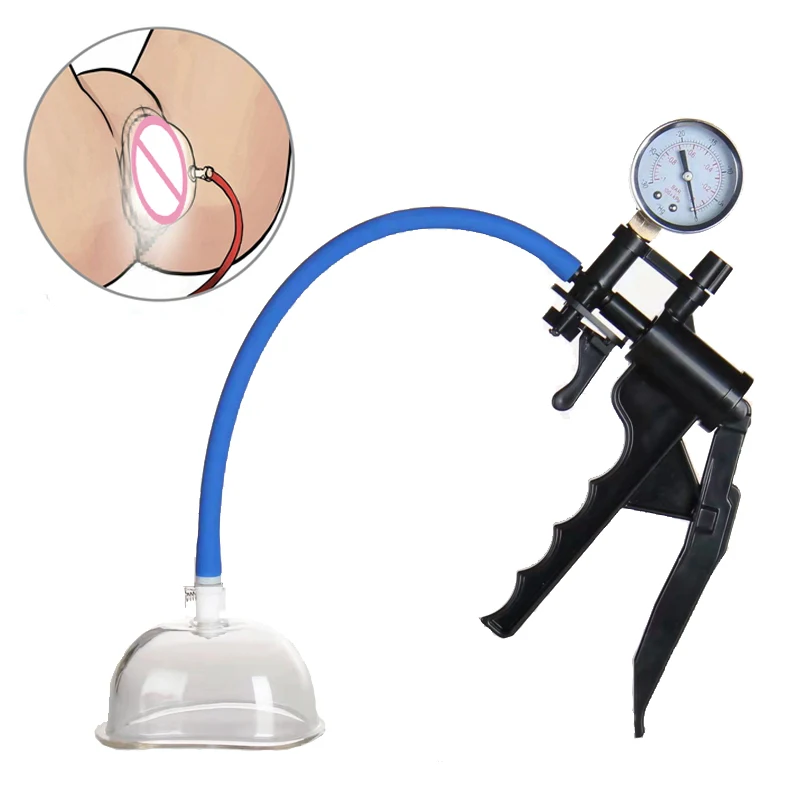 Sex Toys, Pussy Pump Enlarger Vagina Clitoris Sucker Nipple Stimulator Manual Breast Sucking Cup