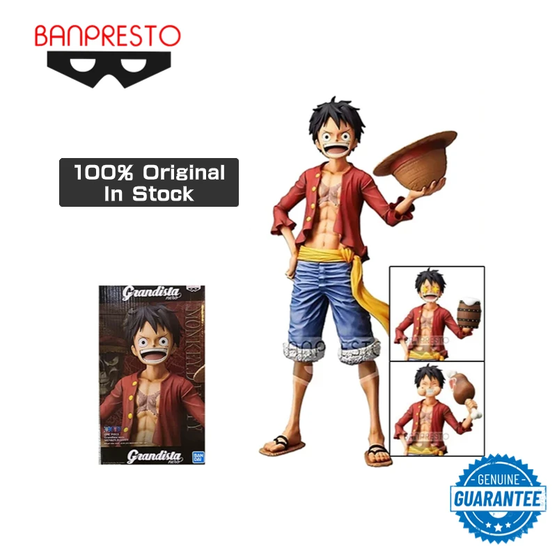 

Original Genuine Banpresto Grandista Nero 28cm One Piece Anime Monkey D. Luffy Collectible Action Figures Toys Model Ornament