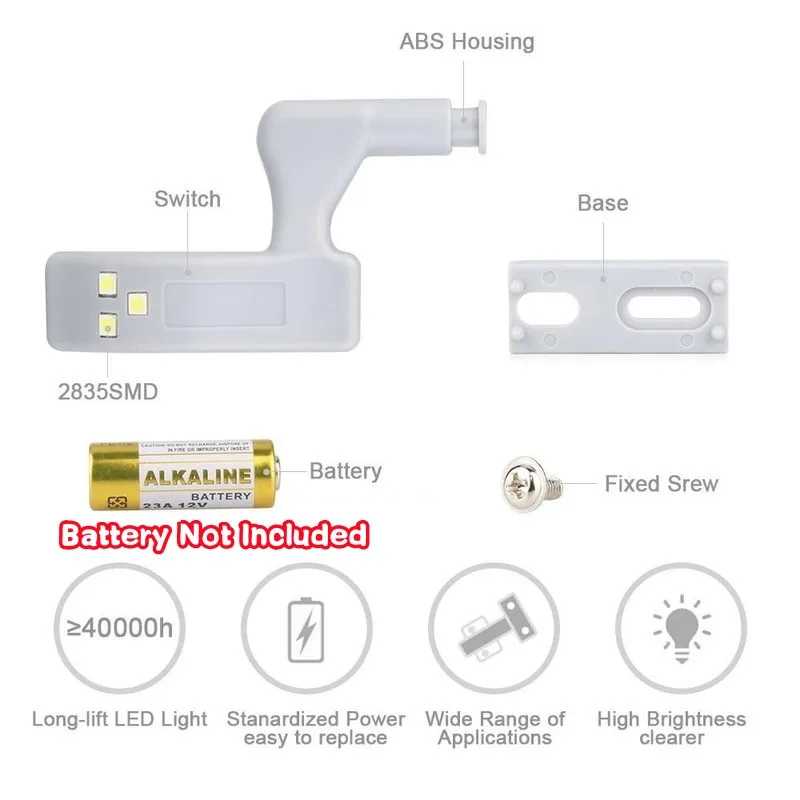 Auto Sensor On/Off LED Inner Hinge Lamp Cabinet Induction Lights Wardrobe Cupboard Sensor Lights Kitchen Warm/Cool White Lamps sensor led lights
