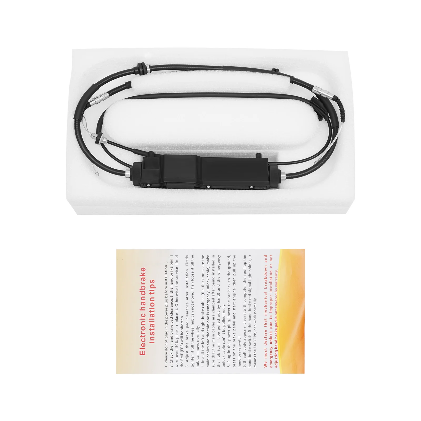 Electric Parking Brake Drive Handbrake Actuator with Control Unit for BMW 2007-2013 X5 E70 2008-2014 X6 E71 E72 34436850289
