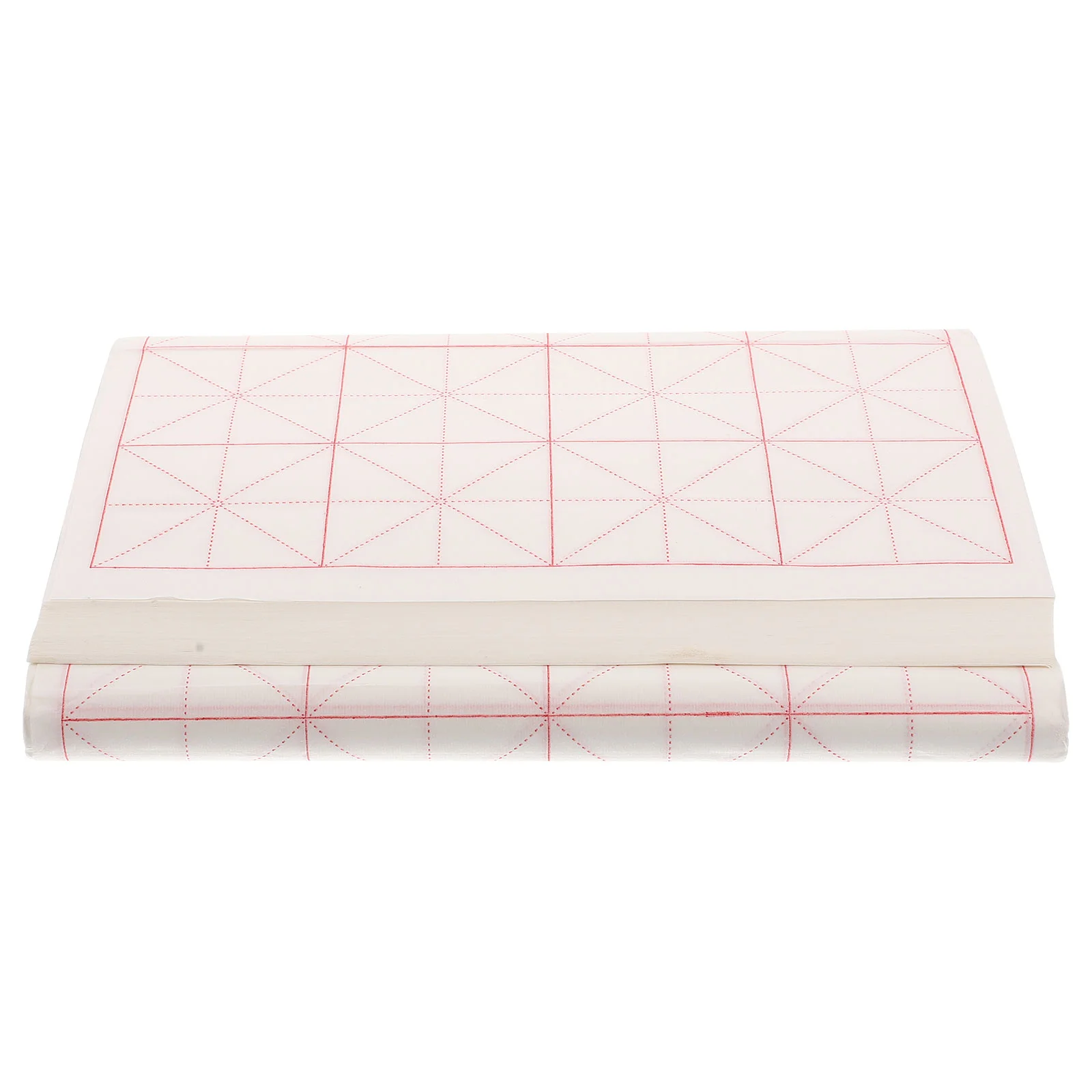 

100 Pcs Grid Rice Paper Chinese Calligraphy Writing Xuan Exercise Wrapper Professional Thickened for