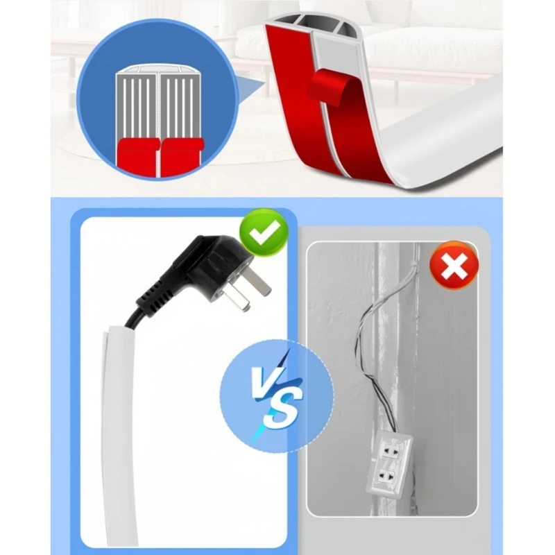 Klebebechanlagen -Kabel -Kabel -Kabel -Kabel -Beschützer einfach zu verwenden B03E – Detail 9