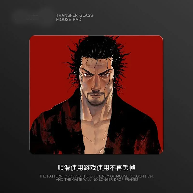 Chainsaw Man Glass Gaming Mouse Pad XS Smooth Frosted Surface Desk