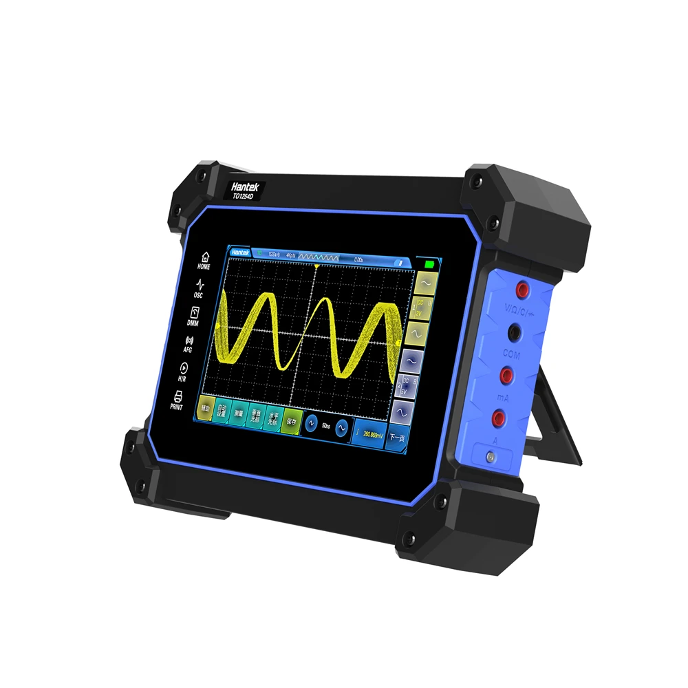 Hantek TO1112D TO1112C Touch Screen Digital Oscilloscope 2 Channels 110Mhz Hanheld Osciloscopio + Signal Source +Multimeter digital oscilloscope