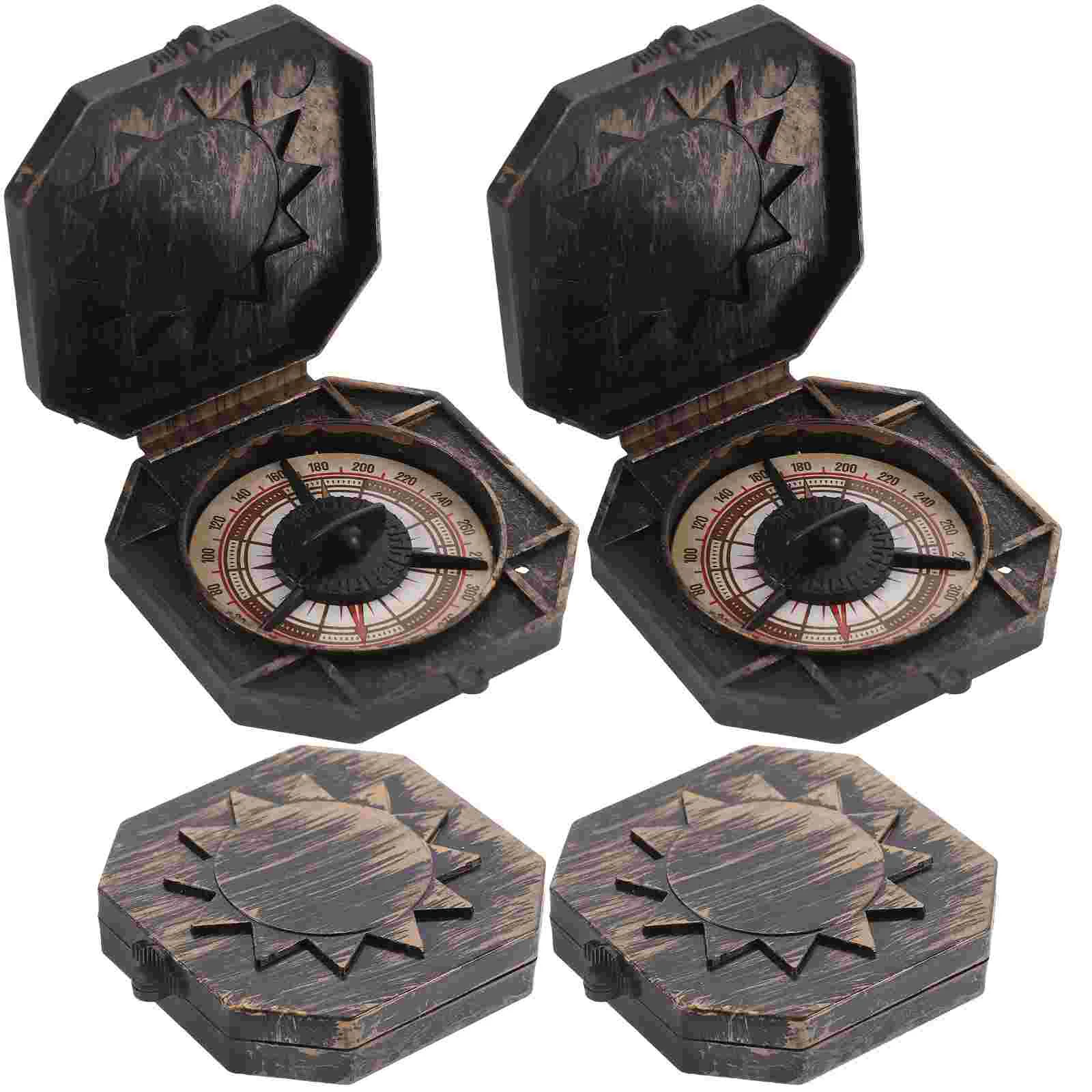 

Unique Christmas Pirate Captain Compass Toy Vintage Halloween Party Fancy Toy Compass Gift Kids For Decoration Toy