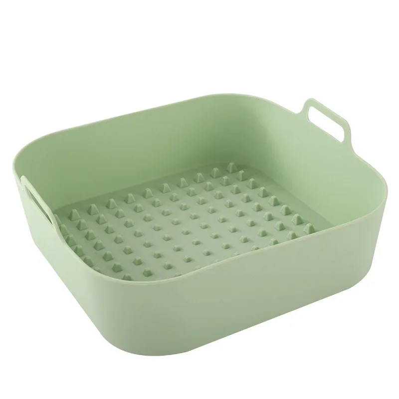 Air Fryer Silicone Pot Reusable Silicone Square Liners Replacement Parchment Liner Paper Basket air fryer liners air fryer accessories air fryer silicone tray