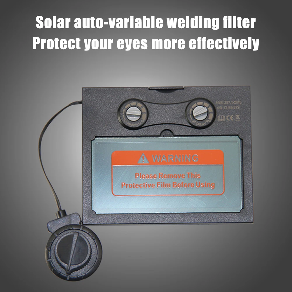 

Solar Auto Darkening Auto Filter Shade Eyes Lens Eye Protection Welding Helmet Mask Lens Professional Welding Tool Accessory