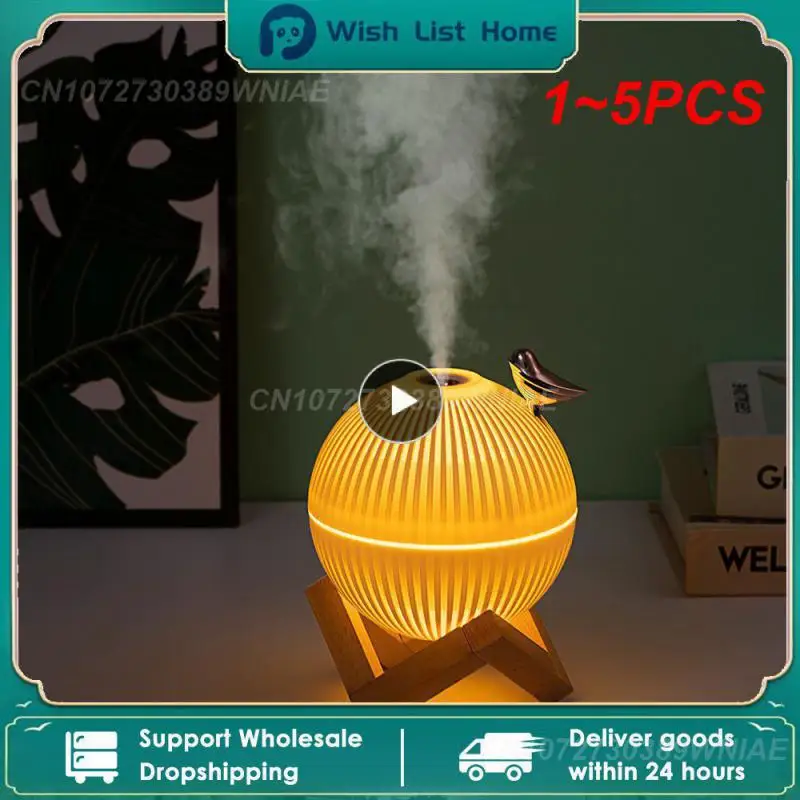 

1~5PCS 330ml USB Ultrasonic Air Humidifier Lark Bird Ultrasonic Cool Mist Maker Atomizer for Home Office Air Freshener