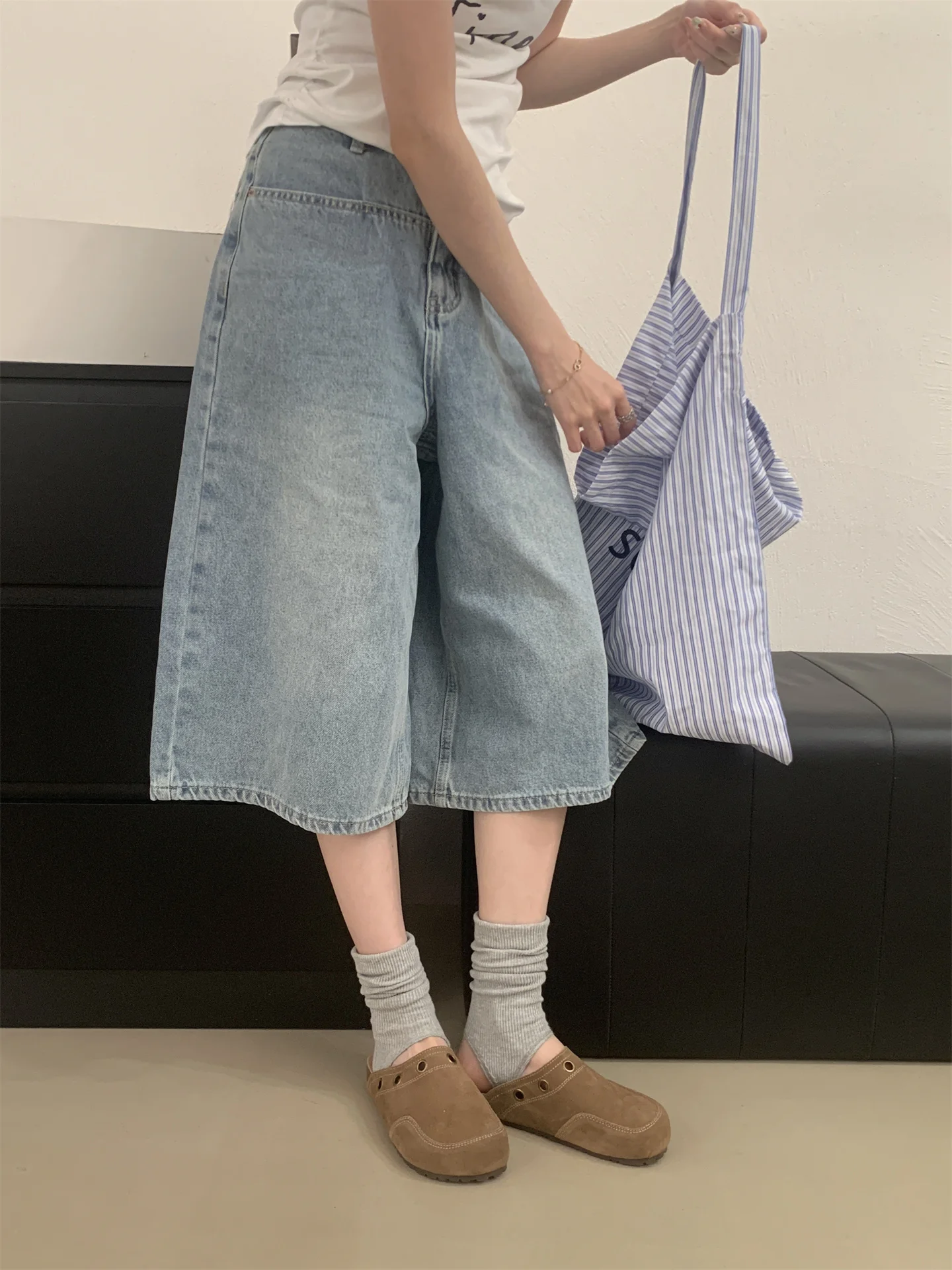 Suede Adjustable Strap Cork Footbed Mules For Women Arch Support_voghion.com