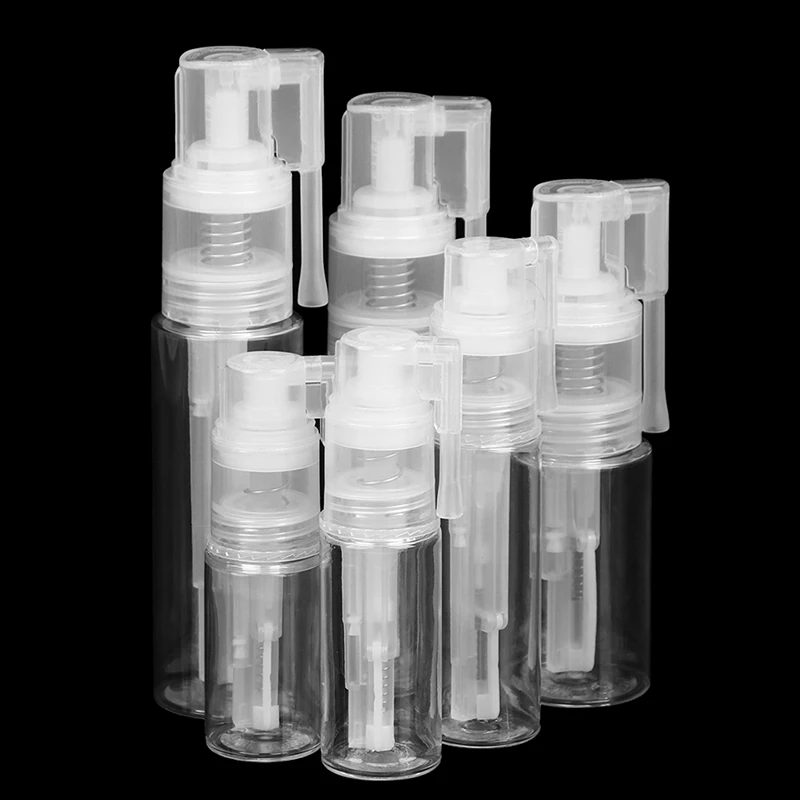 먼지털이 스프레이 플라스틱 분말 무화기 병, 여행용 스프레이, 에멀젼 스프레이, 14 ml, 18 ml, 25 ml, 35 ml, 50 ml, 60ml