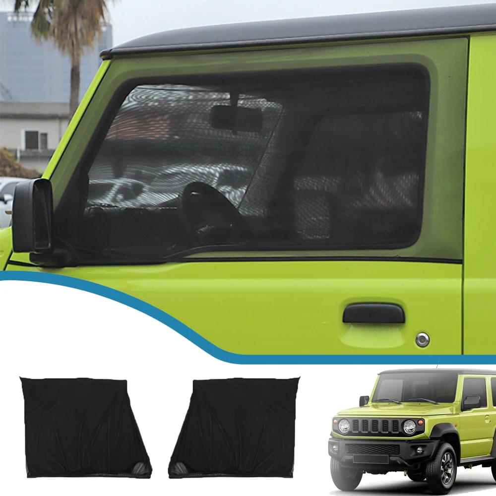 

Car Front Window SunShade Mesh for Suzuki Jimny 2007-2023 UV Protect Curtain Side Sun Visor Insect Net Auto Interior Accessories