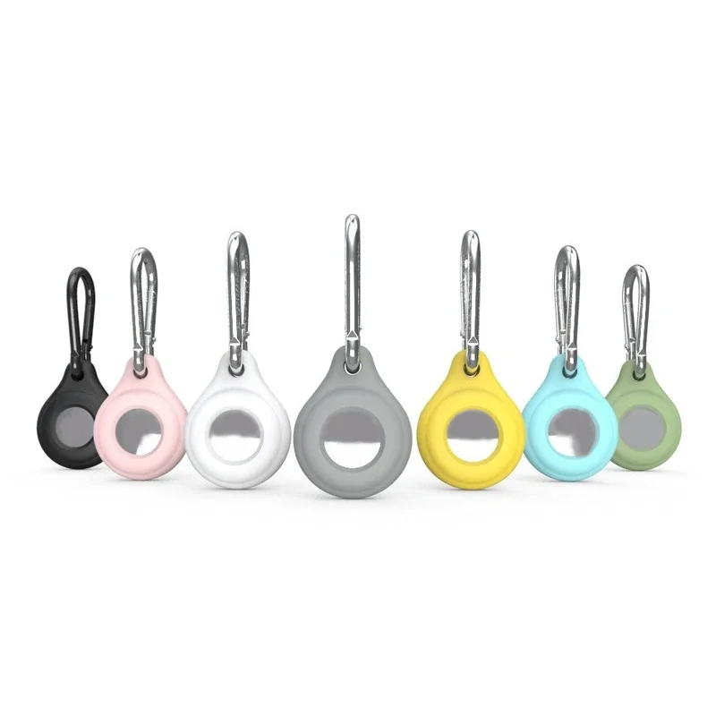 Custodia Per Apple Airtags Silicone Liquido Guscio Protettivo Tracker Accessori Per Apple Locator Tracker Portachiavi Dispositivo Anti Smarrimento