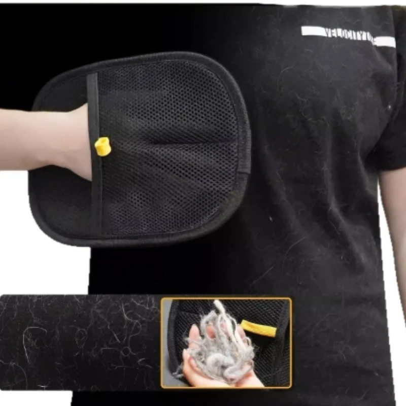 1/2pcs Multi functional pet hair removal tool reusable electrostatic hair removal gloves pet grooming gloves carpet hair removal