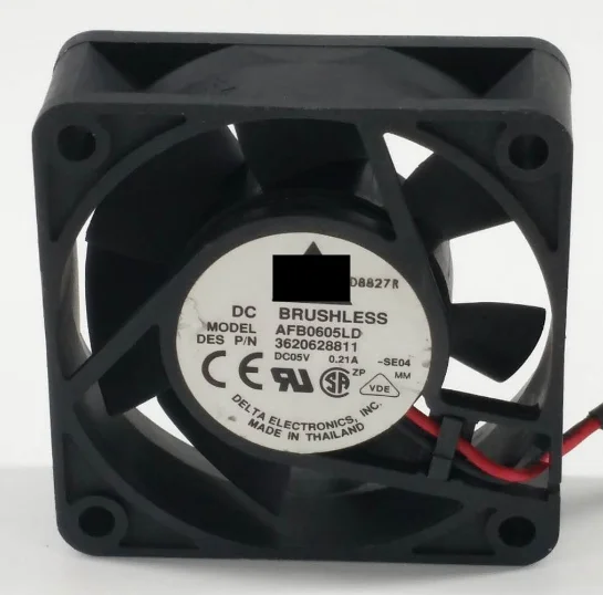 

Brand new original 6cm6 cm 5V chassis CPU mute fan 6020 0.21A AFB0605LD