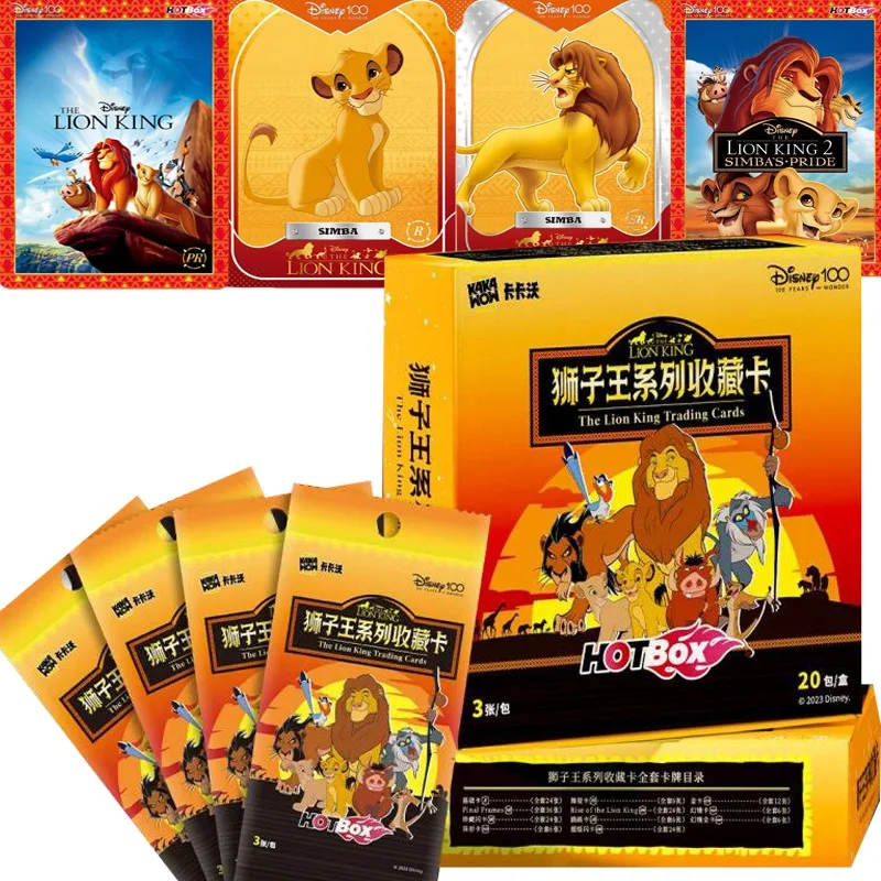 

Disney 100th The King Lion Card Anime Peripheral Trading Cards Rare Limited Edition Collection Card Toys Hobbies Kids Xmas Gifts