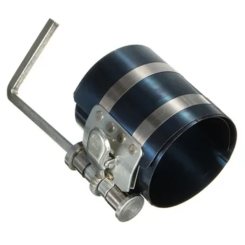 3-Inch Piston Ring Compressor, 53–125 Mm, Ratchet-Type Engine Maintenance And Repair Tool 1