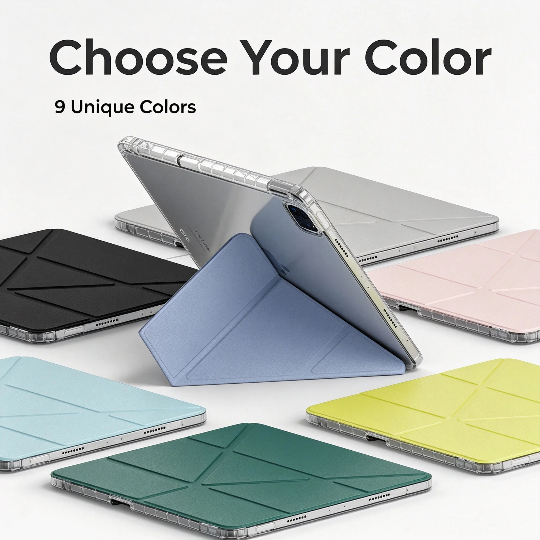 Universal Smart Cover Tablet Case with Versatile Stand and Premium Protection