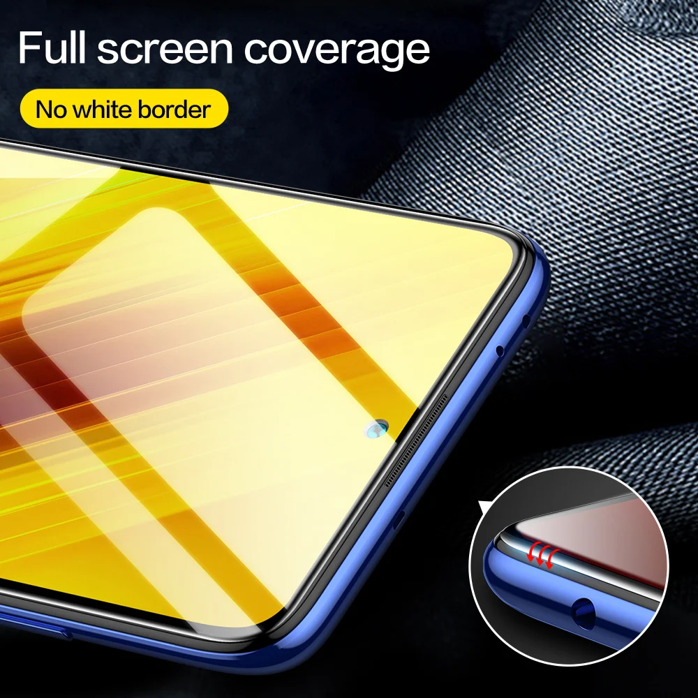 SmartDevil Full Cover Tempered Glass for Xiaomi POCO X6 Pro F5 X5 Pro F3 F4 F6 Pro X3 Pro HD Screen Protector Anti Blue Ray Film - Image 3