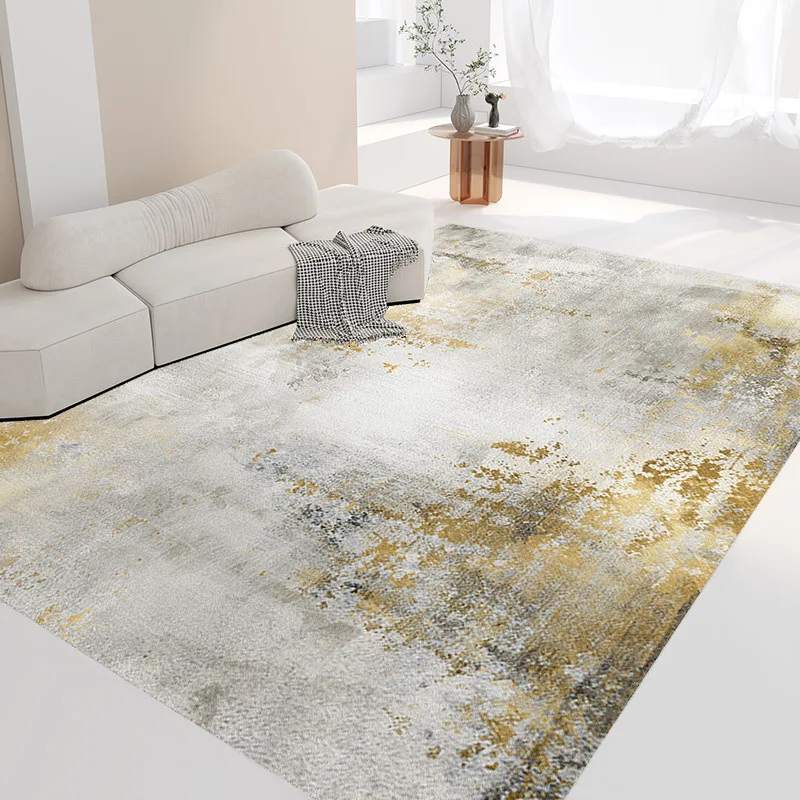 

Modern Nordic Light Luxury Carpet Living Room Sofa Coffee Table Non-slip Rug Home Decoration Bedroom Bedside Mat Kitchen Carpets