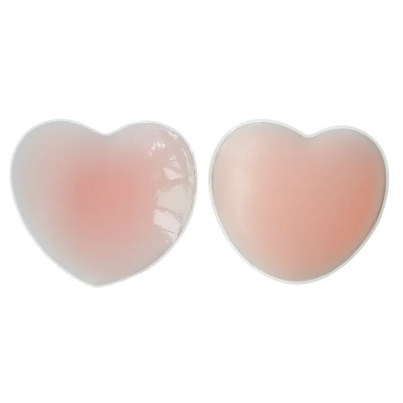 

2Pcs/Pair Reusable Silicone Nipple Cover Pasties Stickers Adhesive Breast Lift Up Tape Push Up Invisible Bra（Diameter: 6.5cm）