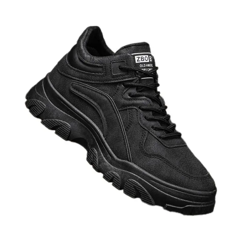 Men's Winter Work Boots Waterproof Anti-slip Wear-resistant Casual Work Shoes  Boots Style round Toe Rubber Outsole - 5