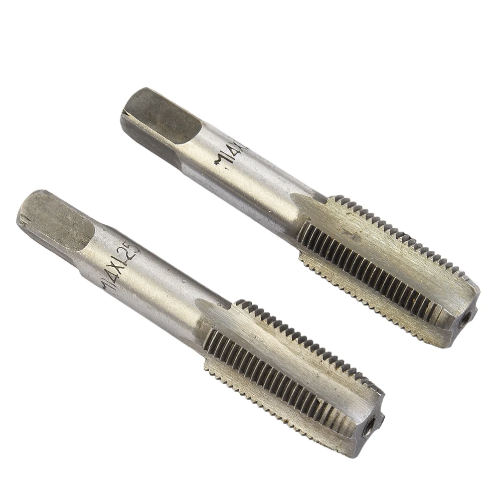 M14 x 1.25mm 테이퍼 탭용 고속강 2피스(세트) 일반 목적 미터법 나사 생산용 우측 나사산