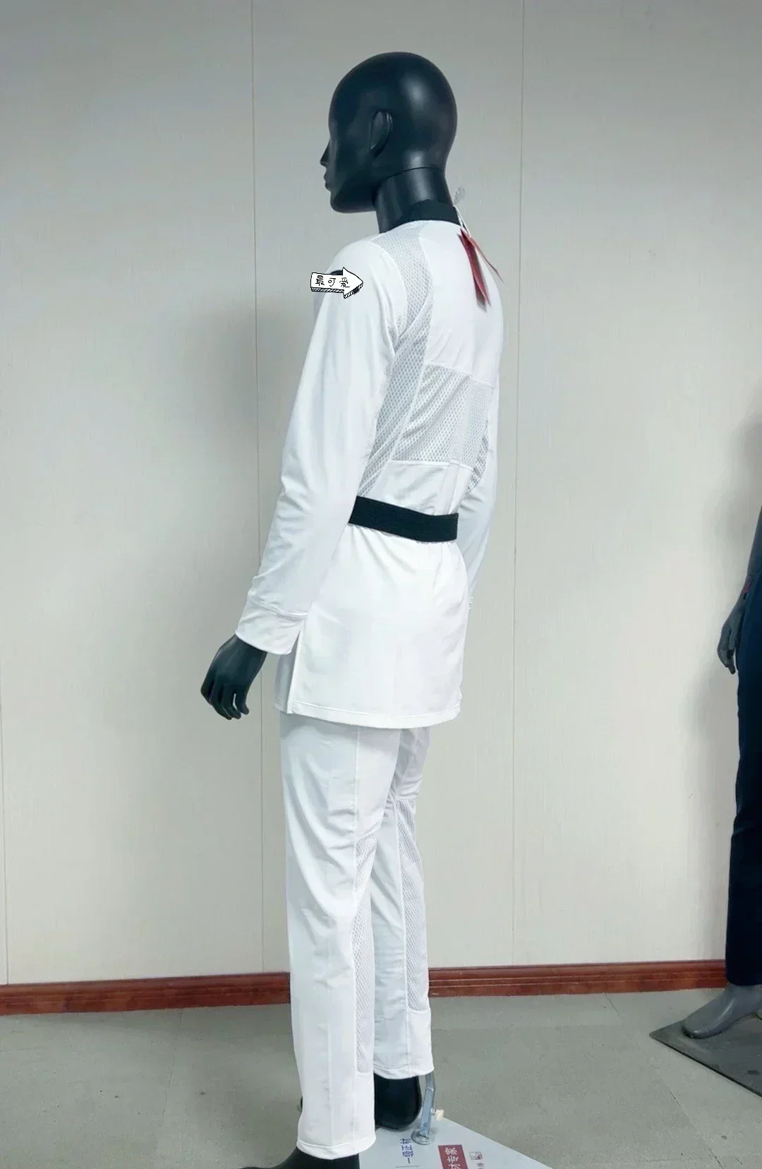 Taekwondo Pants Karate Uniform Professional Tight Fit Ultra Light Elastic Ice Silk Taekwondo Sportswear Extended Edition