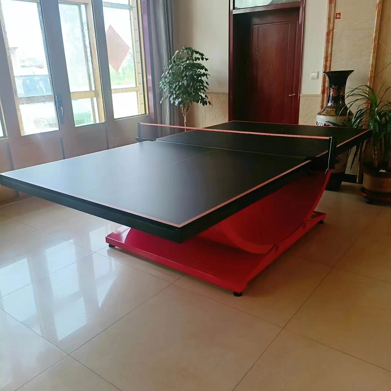 Tennis table indoor and outdoor folding mobile all-inclusive game boat table tennis