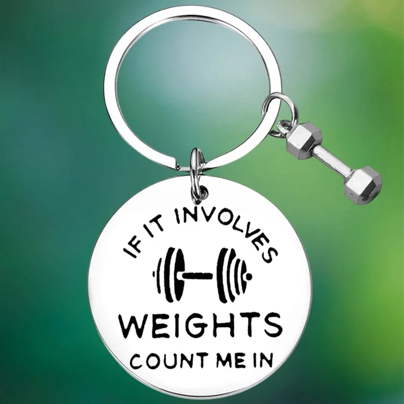 

Funny Gym Gift Keychain Workout Fitness Gift Key Chain Pendant Bodybuilding Fitness Trainer Birthday Gifts Inspirational Gift