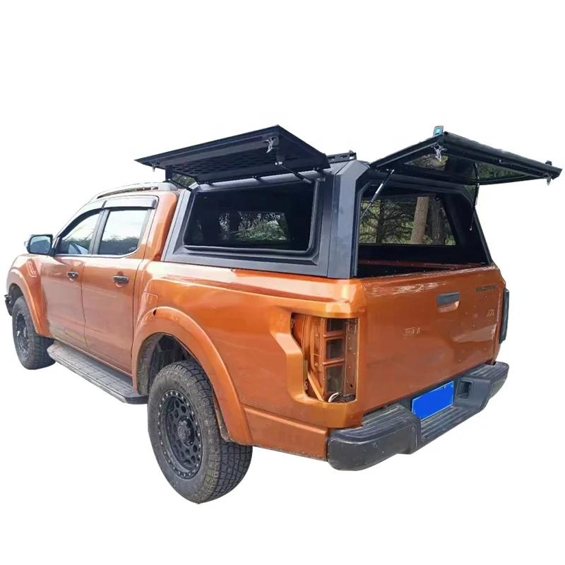 

Pickup Tonneau Cover 4x4 Rainproof Lightweight Steel Hardtop Truck Topper Camper Canopy For Great Wall Poer Canopy