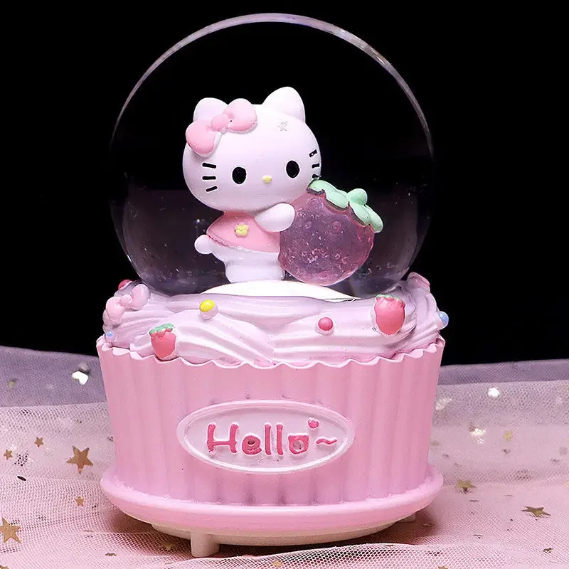 サンリオ　ハローキティ　30周年　ジオラマ　ライトアップ　オルゴール サンリオ ハローキティ 30周年 ジオラマ ライトアップ オルゴール