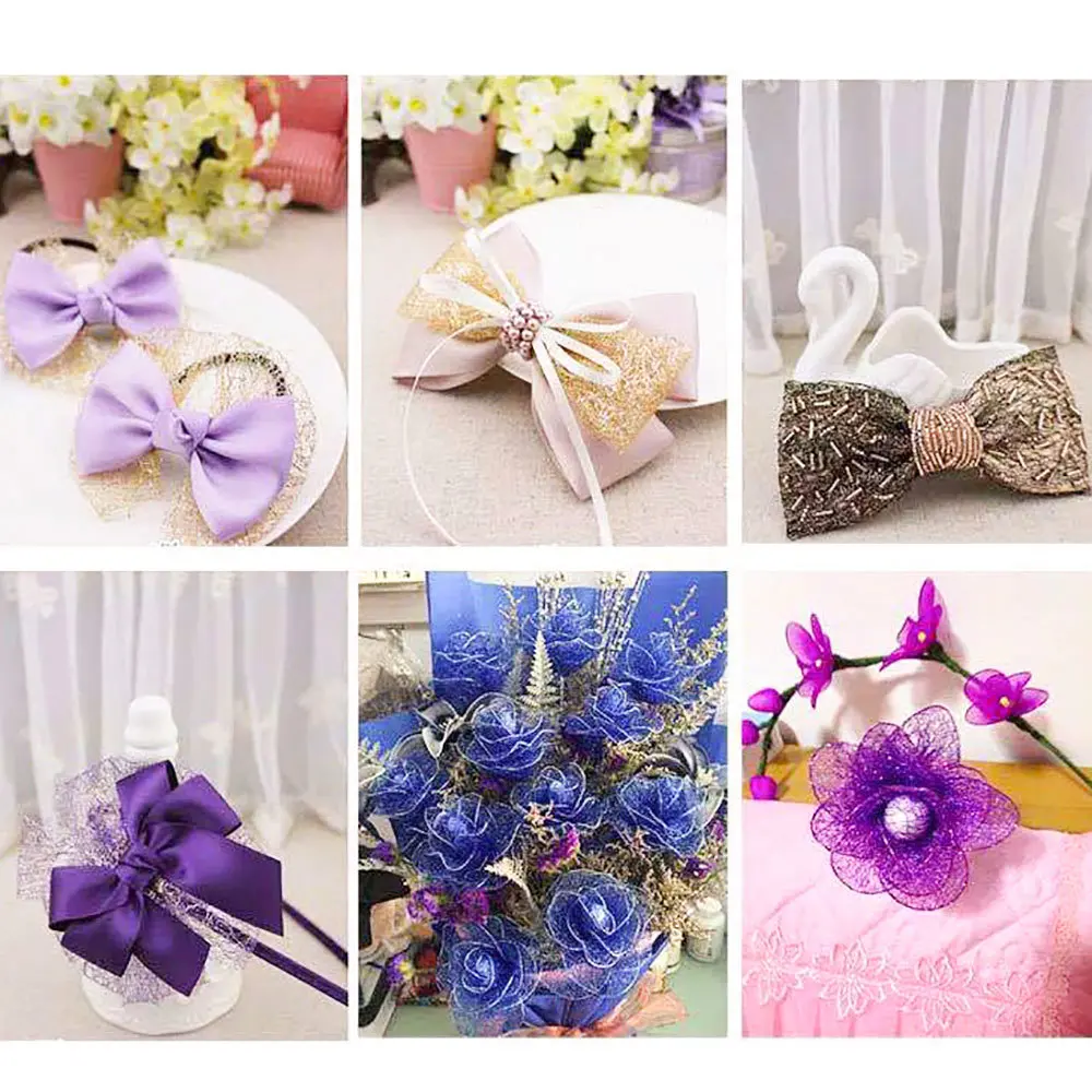 Solid Color Irregular Hollowed Hard Mesh Lace Fabric Network Hollow Gold Silver DIY Sewing Wedding Dress Veil Clothes Curtain