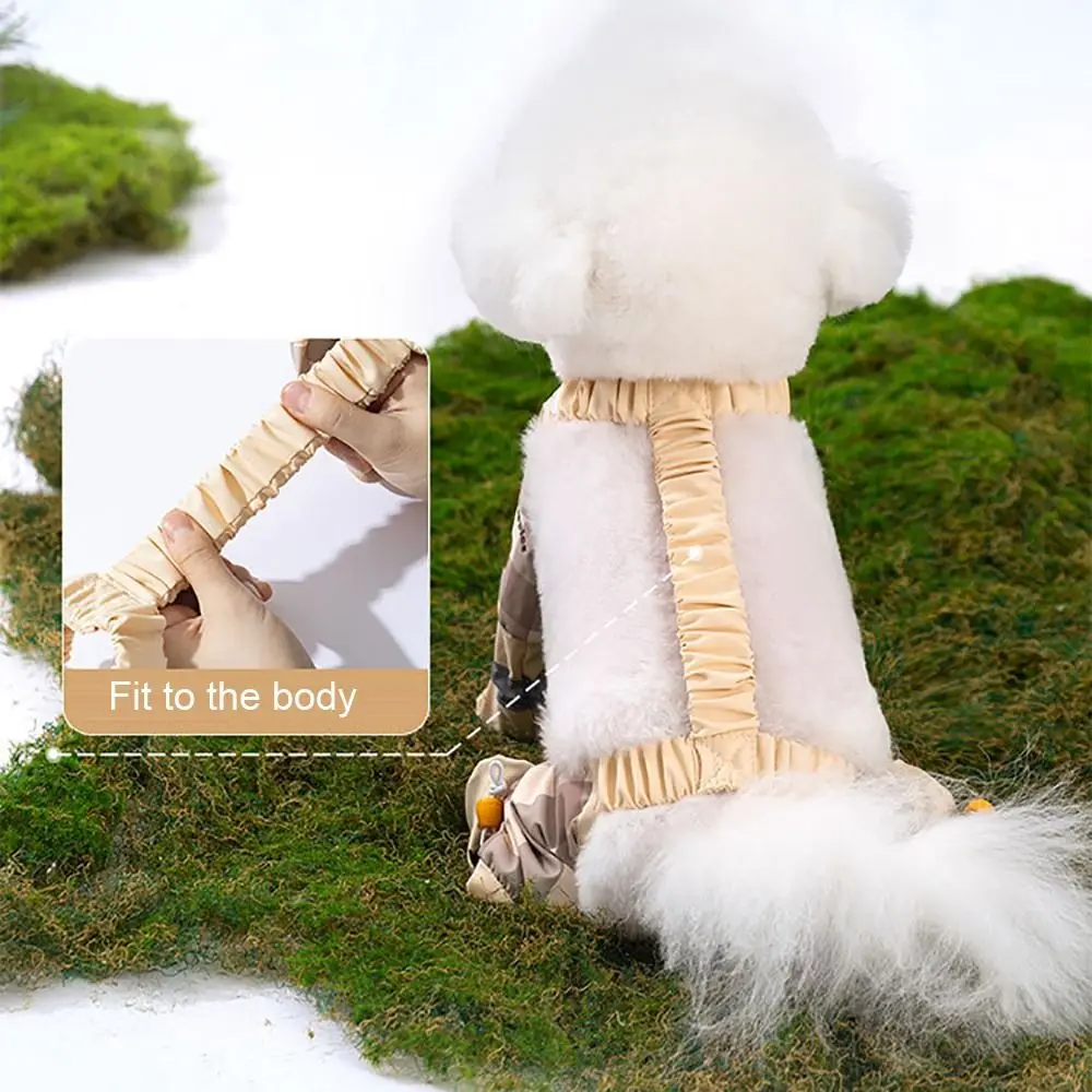 Fashion Reflective Stripe Pet Strolling Going Out Pants Full Leg Protection Dust-proof Dog Boot Leggings Dog Jumpsuit Shoes