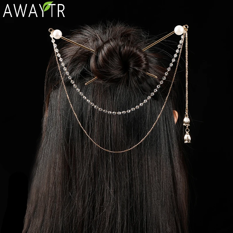 Hair Accessories Hair Stick Hair Fork Hair Clip Hair Pearl