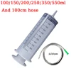 Large Syringe Multifunction Measuring Reusable Pump Animals Feeding With Scale Tube Injector Liquid Car Oil Glue Fluid Water 550 1
