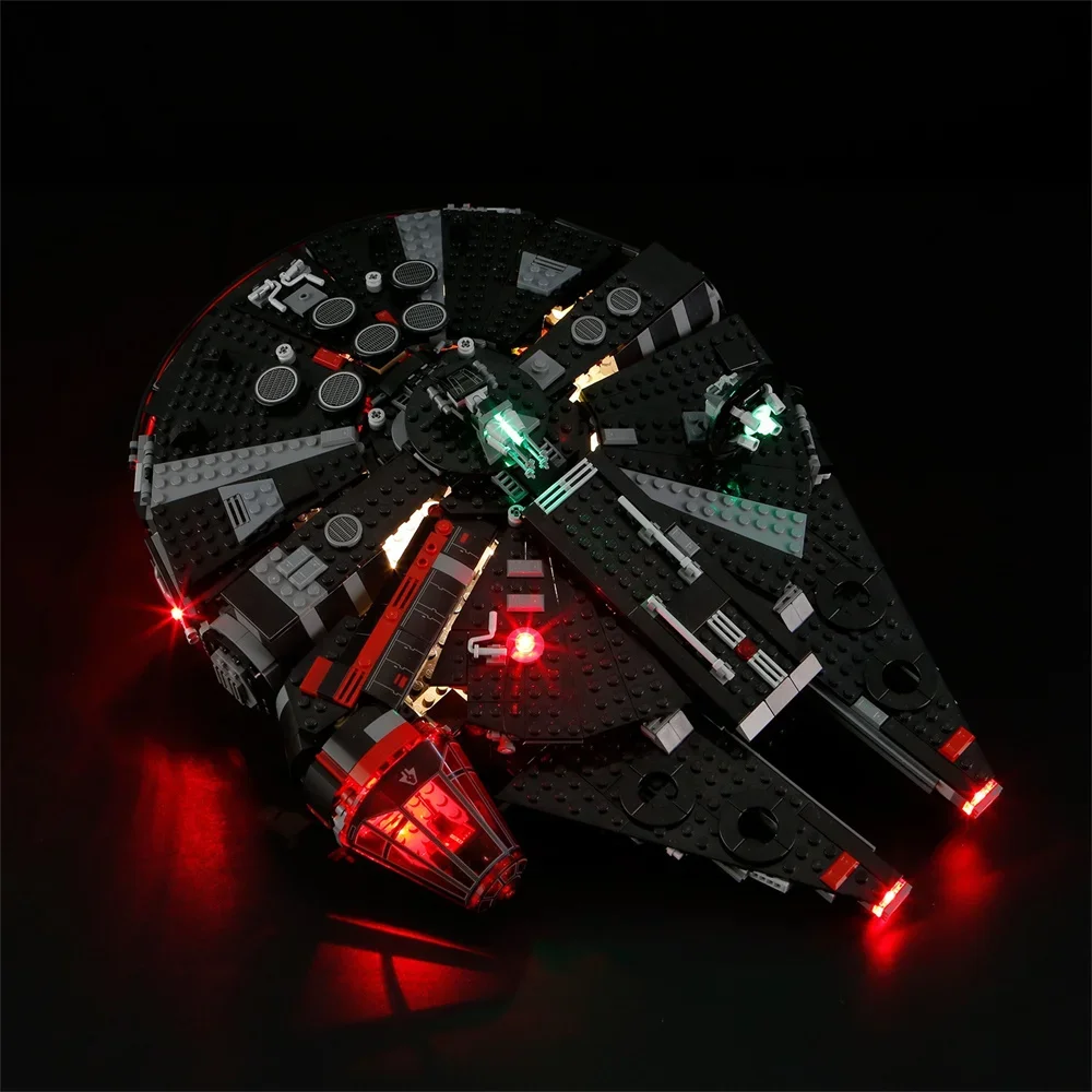 Starsing War Movie Led Light Kit For 75389 The Dark Falcon Millennium Falcon Not Building Blocks (Only Lighting Set) 3