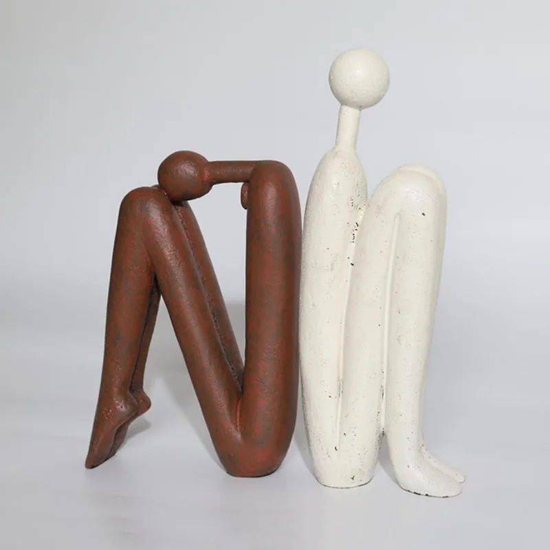 Minimalist Abstract Resin Sculpture
