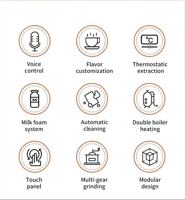 New Arrival Q2 Pro With Big Coffee Bean Tank Fully Automatic Bean To Cup Coffee Machine Grinding System 5