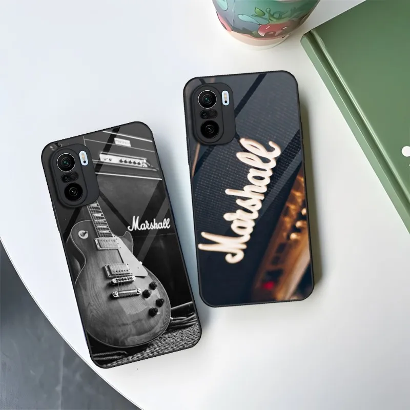Custodia Per Telefono Musicale Per Chitarra Amp - Rock Band Per Xiaomi 13 10 10T 11I 11T Redmi Note 11 9 8 11S Pro Poco M4 F3 X3 2023 Cover In Vetro