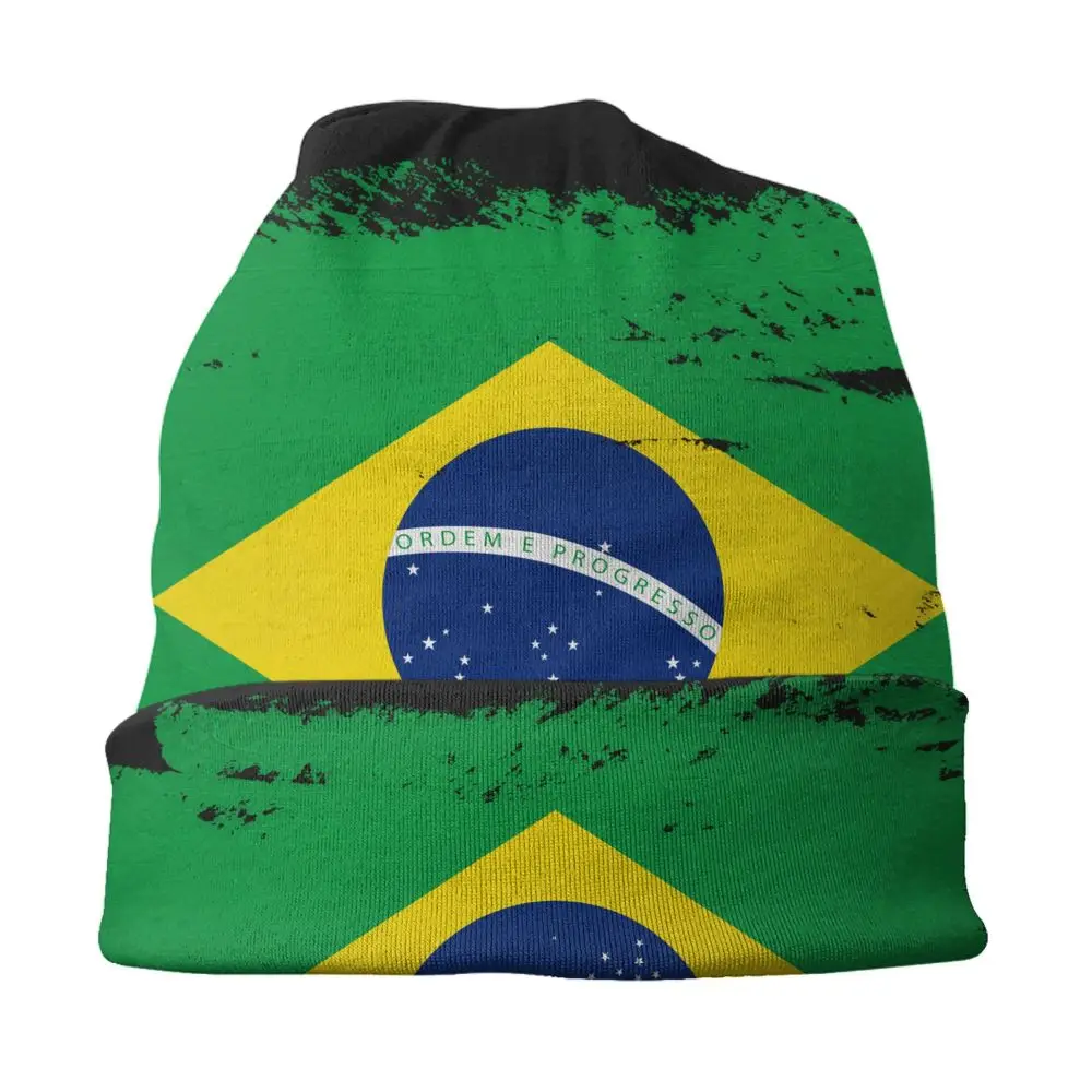 Benutzerdefinierte Brasilien Flagge Motorhaube Hut Stricken Hut Männer Frauen Coole Unisex Warme Winter Beanies Kappe – Detail 28