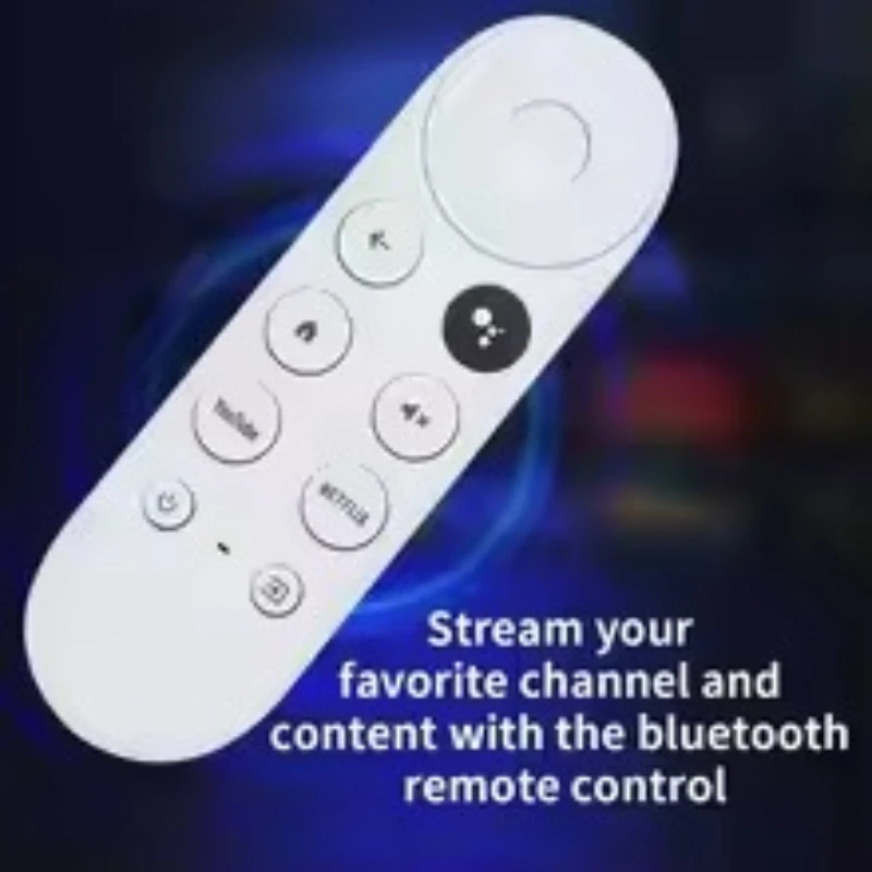 Telecomando Vocale Di Ricambio Per Google Chromecast 4K/HD – GA01919-US, Con Pulsanti Rapidi E Ricerca Vocale
