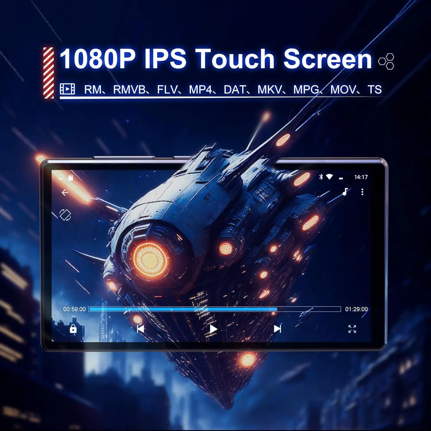 Portable MP3 MP4 Player with Bluetooth WiFi