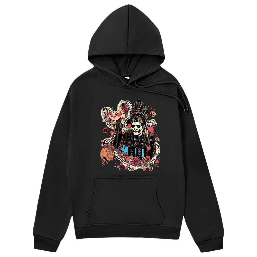 

Y2k Sudaderas HStreet Streetwear Ghost Band Hoodies Fashion Music Print Clothes Men/women Sweatshirt Manga Graphic Pullover