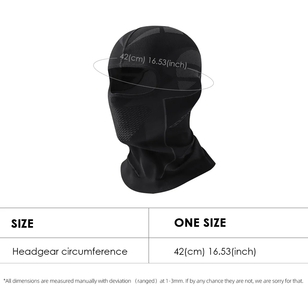 Unisex Knit Skiing Balaclava Four Season Warm Face Cover Winter Outdoor Lengthened Neck Protect Headgear for Cycling Motorcycle