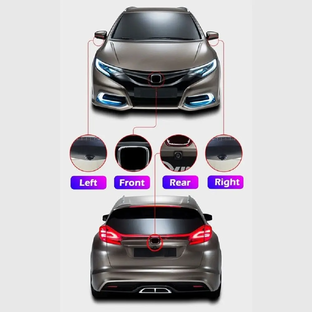 360 Panoramic Camera Car 1080P AHD 360 Camera Panoramic Surround View for Android Auto Radio Night Vision 360 panoramic camera,360 degree camera