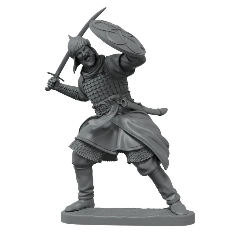 1/24 스케일 75mm 다이캐스트 수지 피규어 모델 키트 고대 기사 템플 기사단 및 사라센 전사 미니어처 장난감 조립되지 않은 도색되지 않은 제품