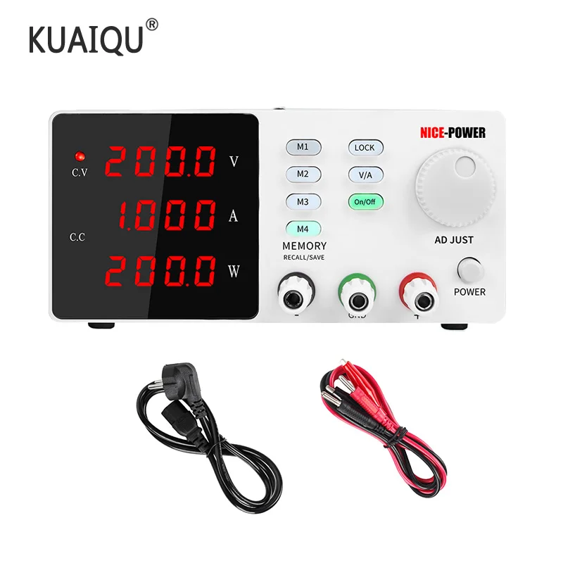 

200V 1A Precision Adjustable Digital Programmable Laboratory Switch DC Power Supply 30V 10A 300V Current Stabilizer USB Protect