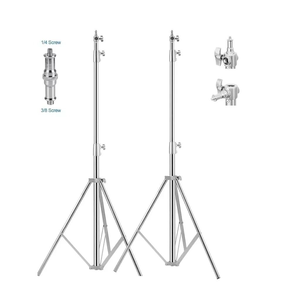 2.8/3.2m Tripod Stand Stainless Steel Kit Light Stand Weight Bag Photo Studio Extension Rod Carry Bag 2.9m 3.2m Super Tripod camera tripod mount